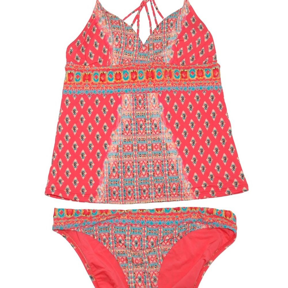 NWT Nanette Lepore Bindi Tankini Top S & Bikini Bottom M Set